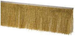 PRO-SOURCE - 5/16" Back Strip Brush Width, Stainless Steel Back Strip Brush - 6" Bristle Length, Stainless Steel, 36" OAL - USA Tool & Supply