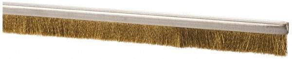 PRO-SOURCE - 5/16" Back Strip Brush Width, Stainless Steel Back Strip Brush - 1" Bristle Length, Stainless Steel, 72" OAL - USA Tool & Supply