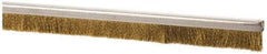 PRO-SOURCE - 5/16" Back Strip Brush Width, Stainless Steel Back Strip Brush - 1" Bristle Length, Stainless Steel, 72" OAL - USA Tool & Supply