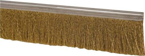 PRO-SOURCE - 5/16" Back Strip Brush Width, Stainless Steel Back Strip Brush - 2" Bristle Length, Stainless Steel, 72" OAL - USA Tool & Supply