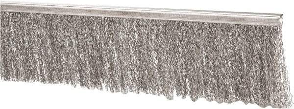 PRO-SOURCE - 5/16" Back Strip Brush Width, Stainless Steel Back Strip Brush - 3" Bristle Length, Stainless Steel, 72" OAL - USA Tool & Supply