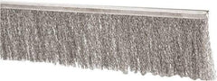 PRO-SOURCE - 5/16" Back Strip Brush Width, Stainless Steel Back Strip Brush - 3" Bristle Length, Stainless Steel, 72" OAL - USA Tool & Supply