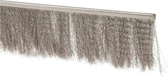 PRO-SOURCE - 5/16" Back Strip Brush Width, Stainless Steel Back Strip Brush - 4" Bristle Length, Stainless Steel, 72" OAL - USA Tool & Supply