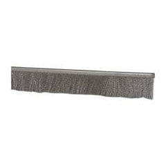 PRO-SOURCE - 1/2" Back Strip Brush Width, Stainless Steel Back Strip Brush - 1" Bristle Length, Stainless Steel, 36" OAL - USA Tool & Supply