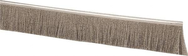 PRO-SOURCE - 1/2" Back Strip Brush Width, Stainless Steel Back Strip Brush - 2" Bristle Length, Stainless Steel, 36" OAL - USA Tool & Supply
