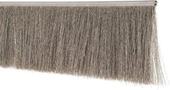 PRO-SOURCE - 1/2" Back Strip Brush Width, Stainless Steel Back Strip Brush - 3" Bristle Length, Stainless Steel, 36" OAL - USA Tool & Supply