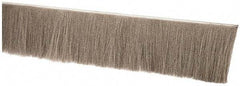 PRO-SOURCE - 1/2" Back Strip Brush Width, Stainless Steel Back Strip Brush - 4" Bristle Length, Stainless Steel, 36" OAL - USA Tool & Supply
