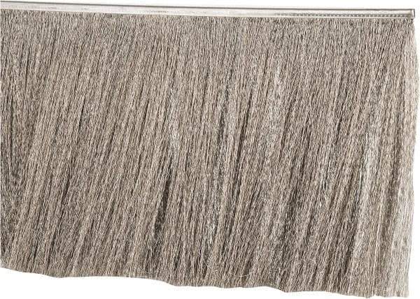 PRO-SOURCE - 1/2" Back Strip Brush Width, Stainless Steel Back Strip Brush - 6" Bristle Length, Stainless Steel, 36" OAL - USA Tool & Supply