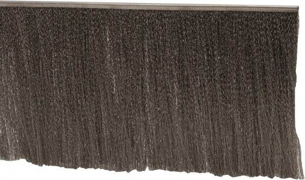 PRO-SOURCE - 1/2" Back Strip Brush Width, Stainless Steel Back Strip Brush - 6" Bristle Length, Stainless Steel, 72" OAL - USA Tool & Supply