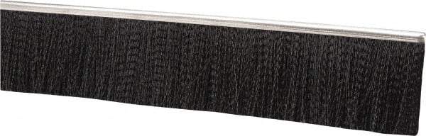PRO-SOURCE - 1/2" Back Strip Brush Width, Stainless Steel Back Strip Brush - 2" Bristle Length, Nylon, 36" OAL - USA Tool & Supply