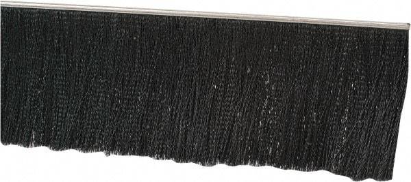 PRO-SOURCE - 1/2" Back Strip Brush Width, Stainless Steel Back Strip Brush - 6" Bristle Length, Nylon, 36" OAL - USA Tool & Supply