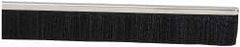 PRO-SOURCE - 1/2" Back Strip Brush Width, Stainless Steel Back Strip Brush - 2" Bristle Length, Nylon, 72" OAL - USA Tool & Supply