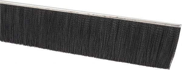 PRO-SOURCE - 1/2" Back Strip Brush Width, Stainless Steel Back Strip Brush - 3" Bristle Length, Nylon, 72" OAL - USA Tool & Supply