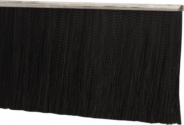 PRO-SOURCE - 5/16" Back Strip Brush Width, Stainless Steel Back Strip Brush - 6" Bristle Length, Nylon, 72" OAL - USA Tool & Supply
