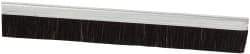 PRO-SOURCE - 1/2" Back Strip Brush Width, Metal Back Horsehair Strip Brush - 1" Bristle Length, Horsehair, 72" OAL - USA Tool & Supply