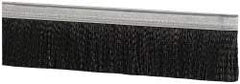 PRO-SOURCE - 1/2" Back Strip Brush Width, Metal Black Nylon Strip Brush - 2" Bristle Length, Nylon, 36" OAL - USA Tool & Supply