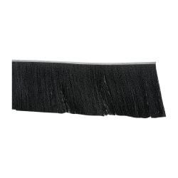 PRO-SOURCE - 1/2" Back Strip Brush Width, Metal Black Nylon Strip Brush - 6" Bristle Length, Nylon, 36" OAL - USA Tool & Supply