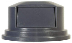 Rubbermaid - Round Lid for Use with 55 Gal Round Trash Cans - Gray, Polyethylene, For 2655 Brute Trash Cans - USA Tool & Supply