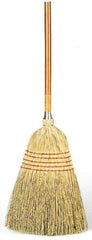 Rubbermaid - 58-1/4" OAL Corn Bristle Broom - Wood Handle, 12" Wide - USA Tool & Supply