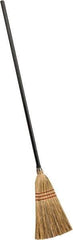 PRO-SOURCE - 54-1/2" OAL Corn Bristle Broom - Wood Handle - USA Tool & Supply