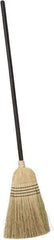 PRO-SOURCE - 56" OAL Corn Bristle Broom - Wood Handle - USA Tool & Supply