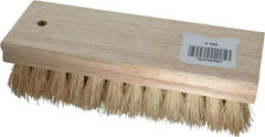 PRO-SOURCE - 1" Bristle Length, Tampico Scrub Brush - 7" OAL, Hardwood Block - USA Tool & Supply