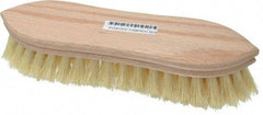 PRO-SOURCE - 1" Bristle Length, Tampico Scrub Brush - 9" OAL, Hardwood Block - USA Tool & Supply