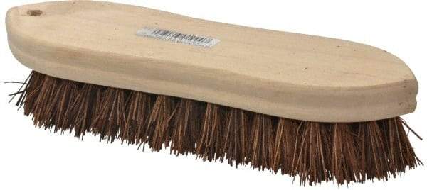 PRO-SOURCE - 1" Bristle Length, Palmyra Scrub Brush - 9" OAL, Hardwood Block - USA Tool & Supply