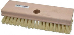 PRO-SOURCE - Tampico Scrub Brush - 8" OAL, Tapered Handle - USA Tool & Supply