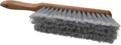 PRO-SOURCE - Plastic Counter Duster - 2-1/2" Bristle Length, 8" Long Head, Hardwood Handle, Gray - USA Tool & Supply