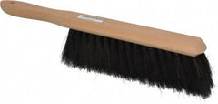 PRO-SOURCE - Horsehair Counter Duster - 2-1/2" Bristle Length, 9" Long Head, Hardwood Handle, Black - USA Tool & Supply