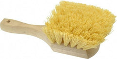 PRO-SOURCE - 2" Bristle Length, Polypropylene Utility Scrub Brush - 8" OAL, Hardwood Block - USA Tool & Supply