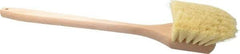 PRO-SOURCE - 2" Bristle Length, Tampico Utility Scrub Brush - 20" OAL, Hardwood Block - USA Tool & Supply