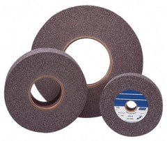 Norton - 12" Diam, 1" Face Width, 5" Center Hole, Fine Grade, Silicon Carbide Deburring Wheel - Convolute, Hard Density 8 Grade, 3,000 RPM - USA Tool & Supply