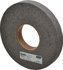 Norton - 8" Diam, 1" Face Width, 3" Center Hole, Fine Grade, Silicon Carbide Deburring Wheel - Convolute, Hard Density 9 Grade, 4,500 RPM - USA Tool & Supply
