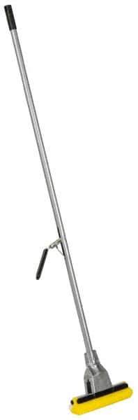 PRO-SOURCE - Oceanic Sponge Mop - 9" Head Length, Steel Handle - USA Tool & Supply