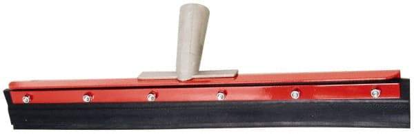 Haviland - 30" Rubber Blade Floor Squeegee - Double Edge, Gray, Metal Holder - USA Tool & Supply