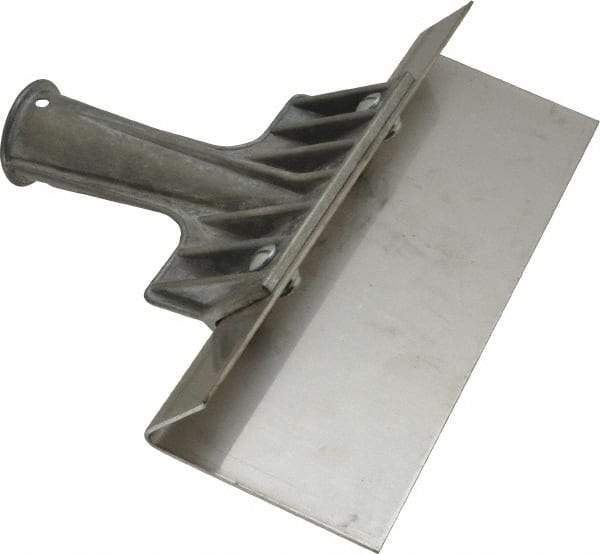 Haviland - Stiff Stainless Steel 1-Edge Scraper - 8" Blade Length, 8" Long Stainless Steel Handle - USA Tool & Supply