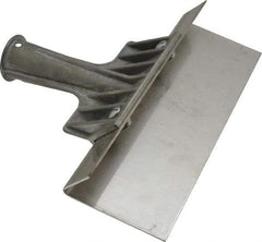 Haviland - Stiff Stainless Steel 1-Edge Scraper - 8" Blade Length, 8" Long Stainless Steel Handle - USA Tool & Supply