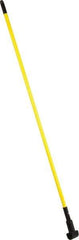 PRO-SOURCE - 60" Fiberglass Clamp Jaw Mop Handle - Polypropylene Connector, Use with Wet Mops - USA Tool & Supply