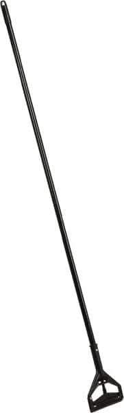 PRO-SOURCE - 60" Metal Quick Connect Mop Handle - Polypropylene Connector, Use with Wet Mops - USA Tool & Supply