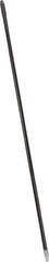 PRO-SOURCE - 60 x 15/16" Metal Handle for Push Brooms - Threaded Connection, Silver - USA Tool & Supply