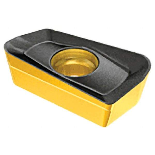 Iscar - HP ANCT070204 Grade IC808 Carbide Milling Insert - TiAlN/AlTiN/TiN Finish, 0.1024" Thick, 0.4mm Corner Radius - USA Tool & Supply