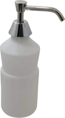 Value Collection - 34 oz Liquid Soap Dispenser Hardware - Plastic, Hanging, Chrome - USA Tool & Supply