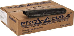 PRO-SOURCE - 0.8 mil Thick, Household/Office Trash Bags - 40" Wide x 46" High, Black - USA Tool & Supply