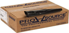 PRO-SOURCE - 1.25 mil Thick, Heavy-Duty Trash Bags - 40" Wide x 46" High, Black - USA Tool & Supply