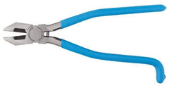 Channellock - 9" OAL, 1-9/32" Jaw Length x 1-1/16" Jaw Width, Ironworker's Pliers - Standard Jaw, Standard Head, Plastic Dipped Handles - USA Tool & Supply