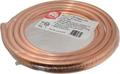 Mueller Industries - 20' Long, 5/8" OD x 0.545" ID, Copper Seamless Tube - 0.04" Wall Thickness, 0.285 Ft/Lb - USA Tool & Supply