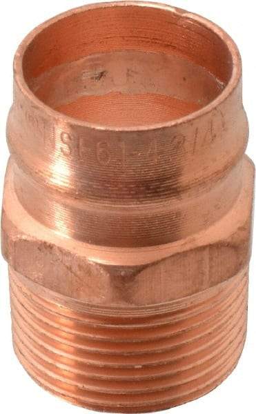 B&K Mueller - 3/4" Copper Pipe Male Adapter - C X M, Presoldered - USA Tool & Supply