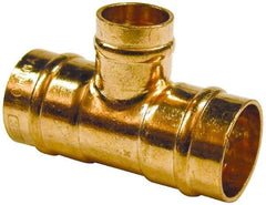 B&K Mueller - 3/4 x 1/2 x 1/2" Copper Pipe Tee - C x C x C, Presoldered - USA Tool & Supply
